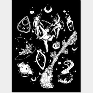 Witchy stuff Posters and Art